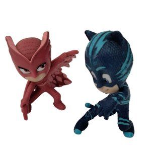 PJ Masks Figures Owlette Catboy Lot 2 Action Figures
